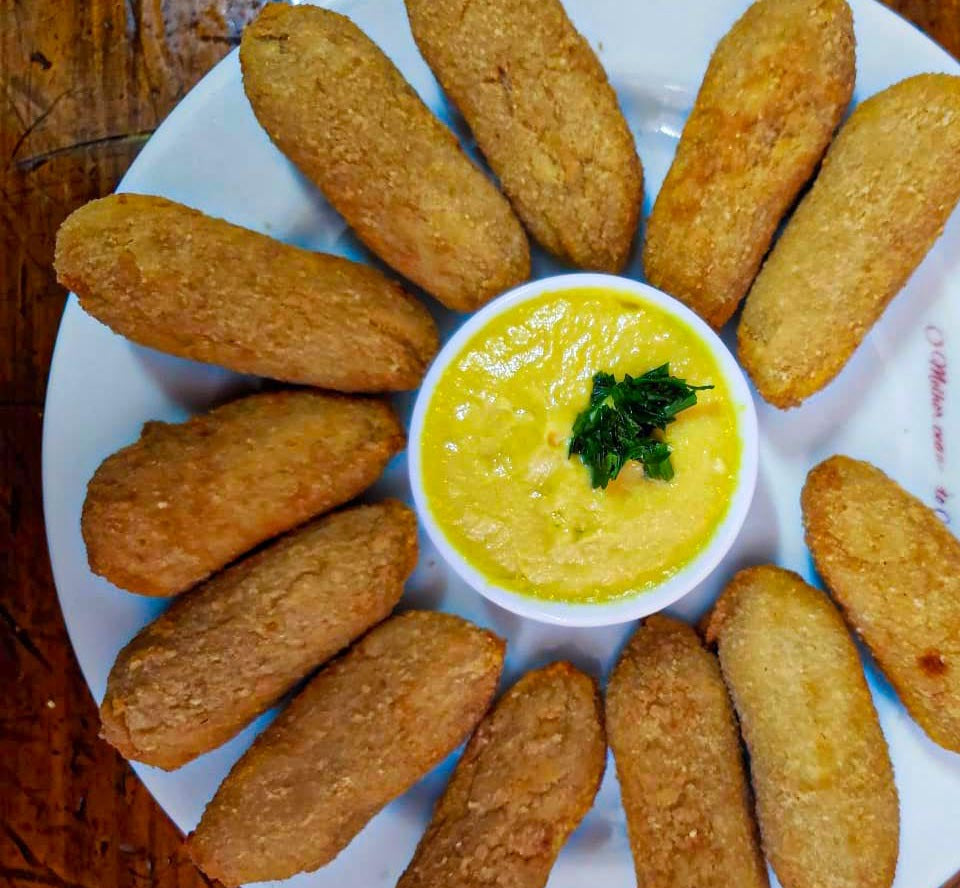 Bolinho de Bacalhau Frito - 100 Unid.